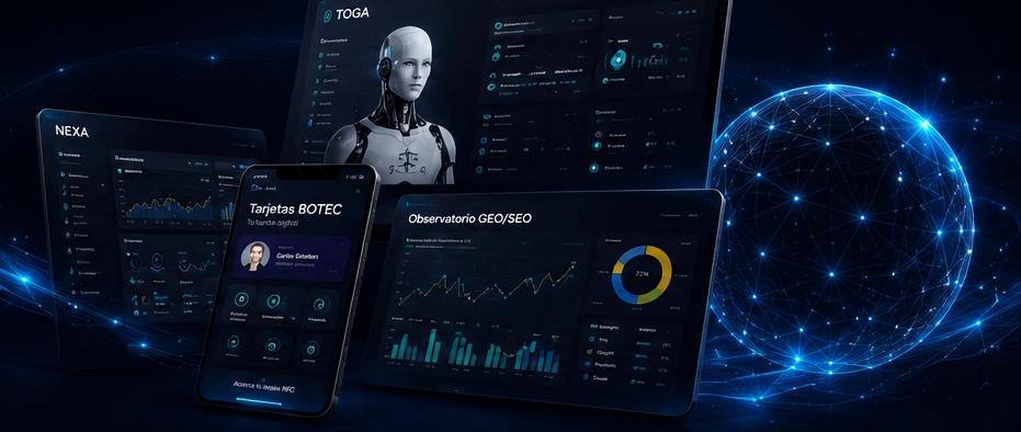Interfaces de productos BOTEC adaptadas a móvil